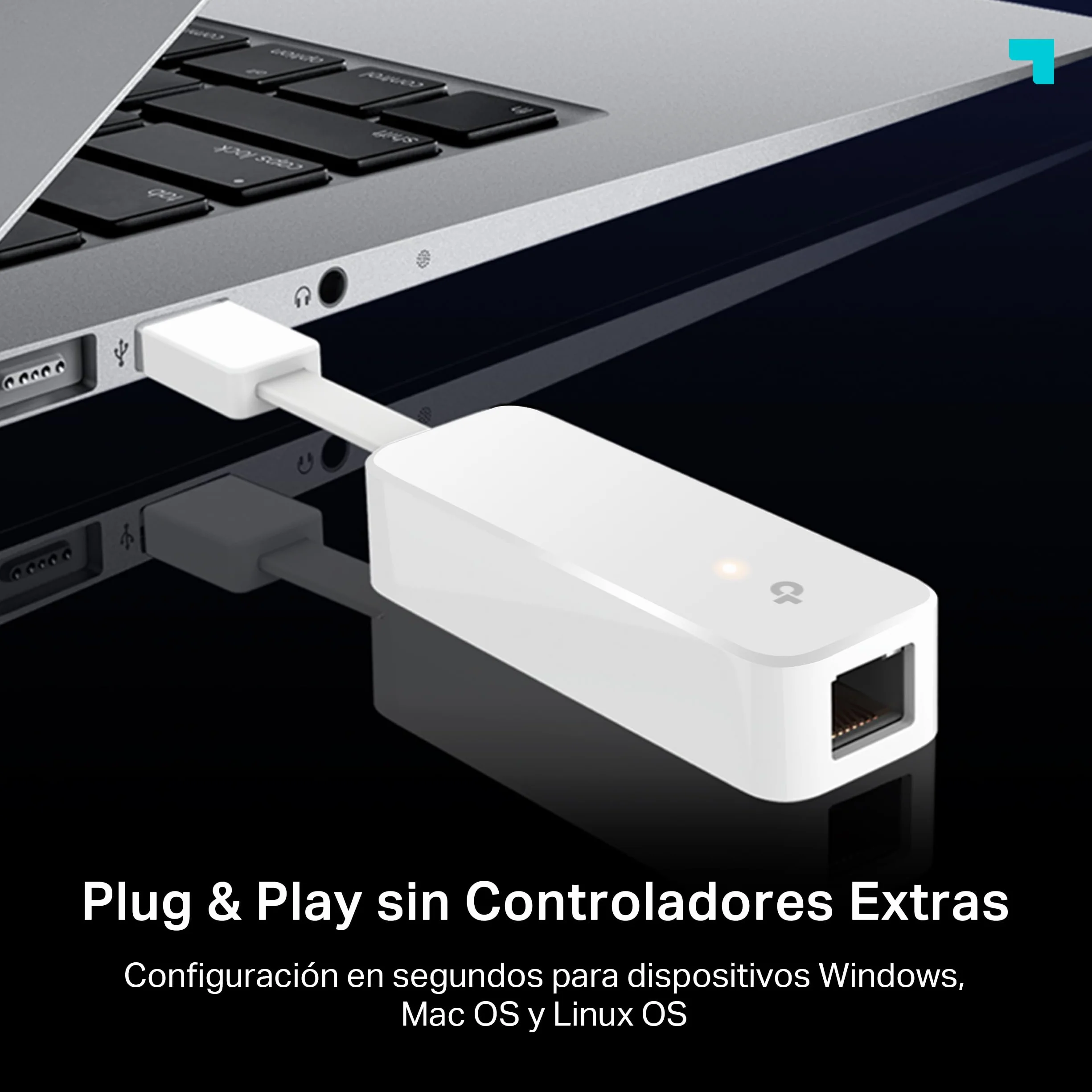 TP-Link UE300 Adaptador USB 3.0 Gigabit Ethernet 10/100/1000 Blanco