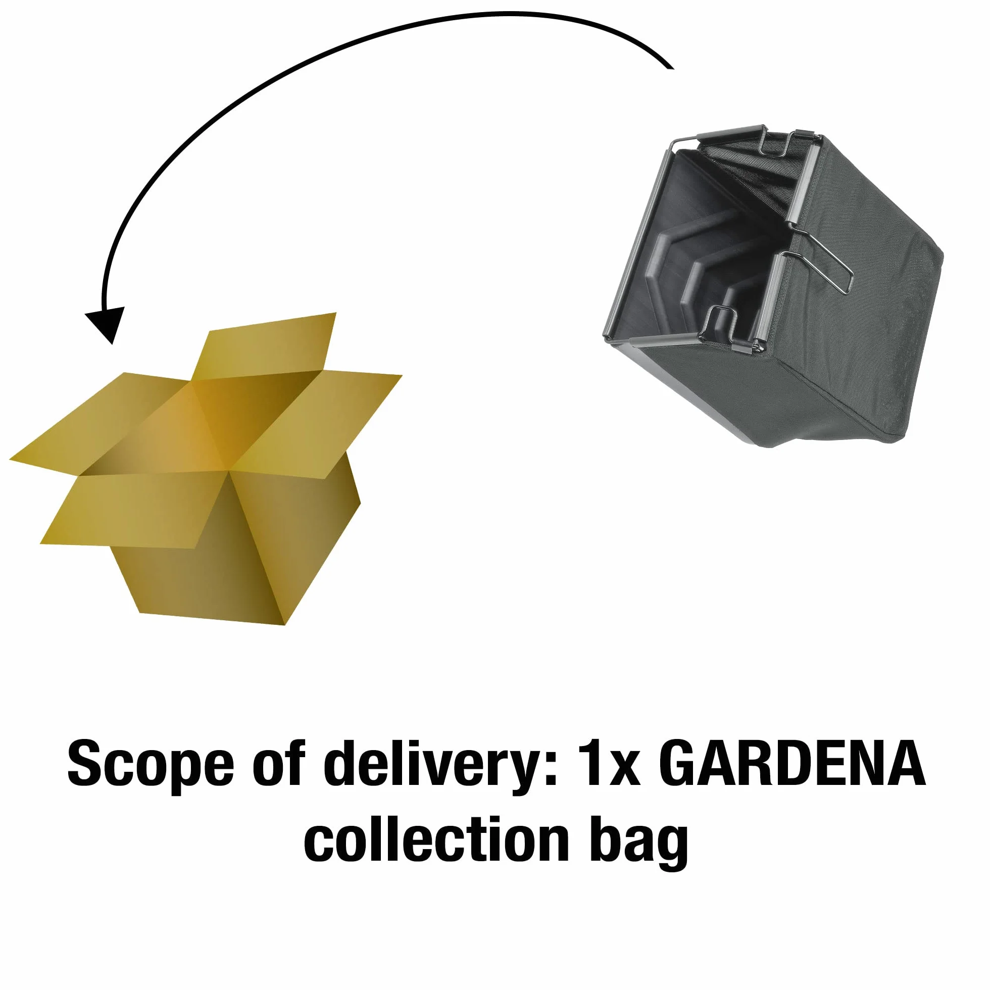 Gardena 130210 - Recogedor de hierba para cortacésped