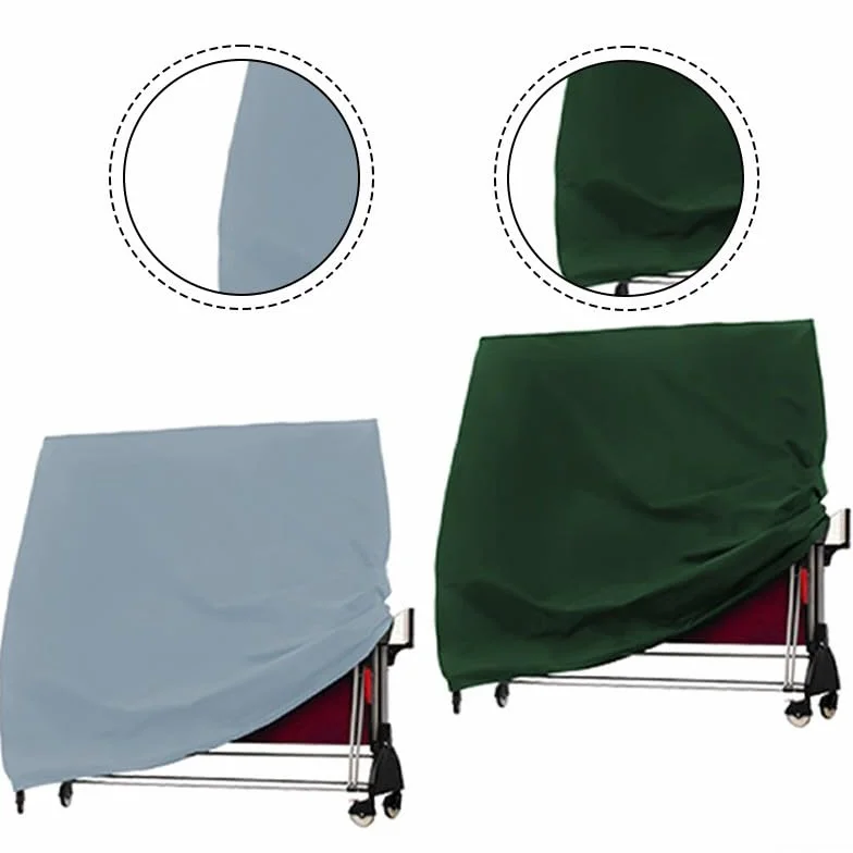 Funda de mesa de pingpong impermeable Oxford 165x70x185 cm verde