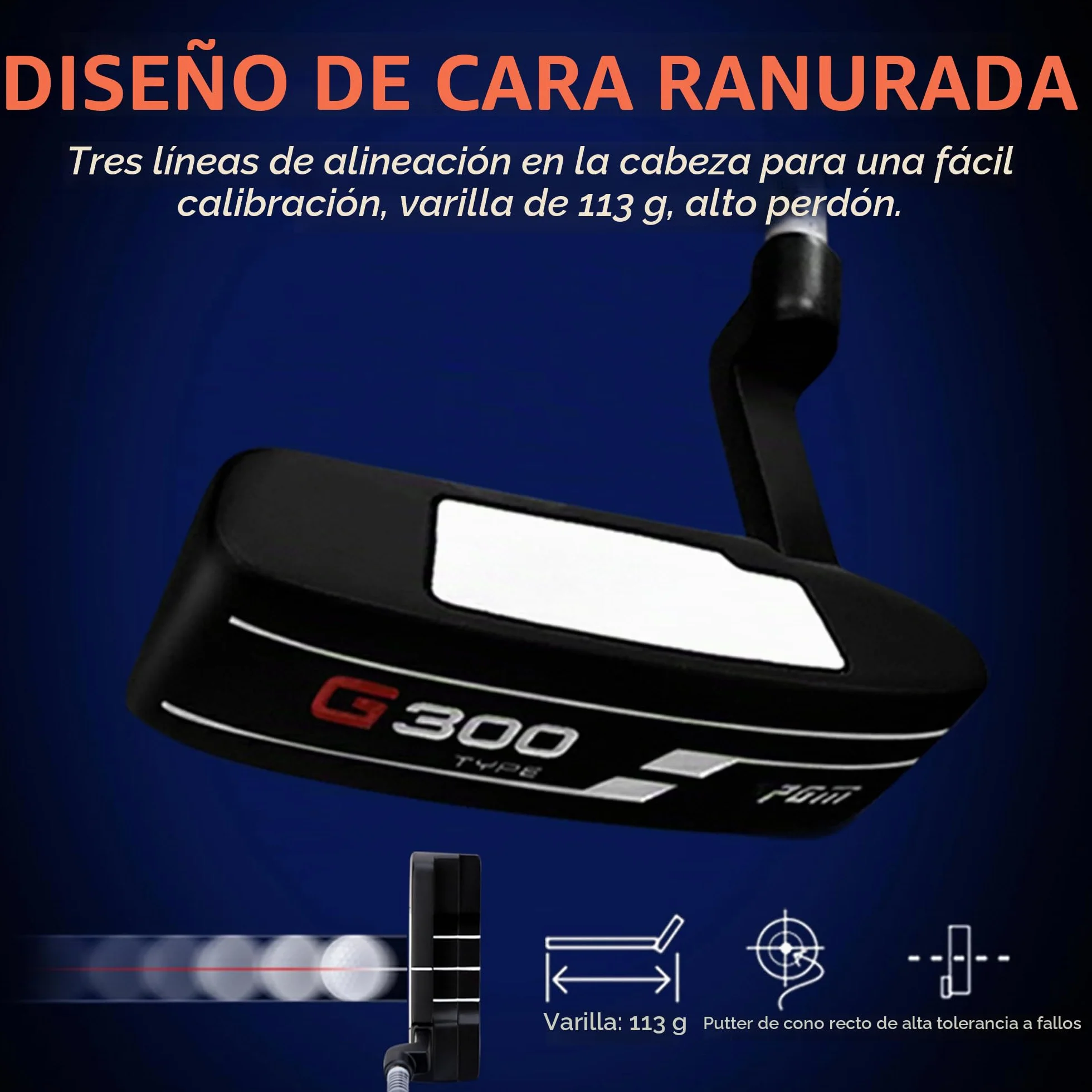 PGM Juego de palos de golf 18 piezas para hombre - Titanio Driver #1, híbrido, hierros, putter, bolsa con 5 fundas