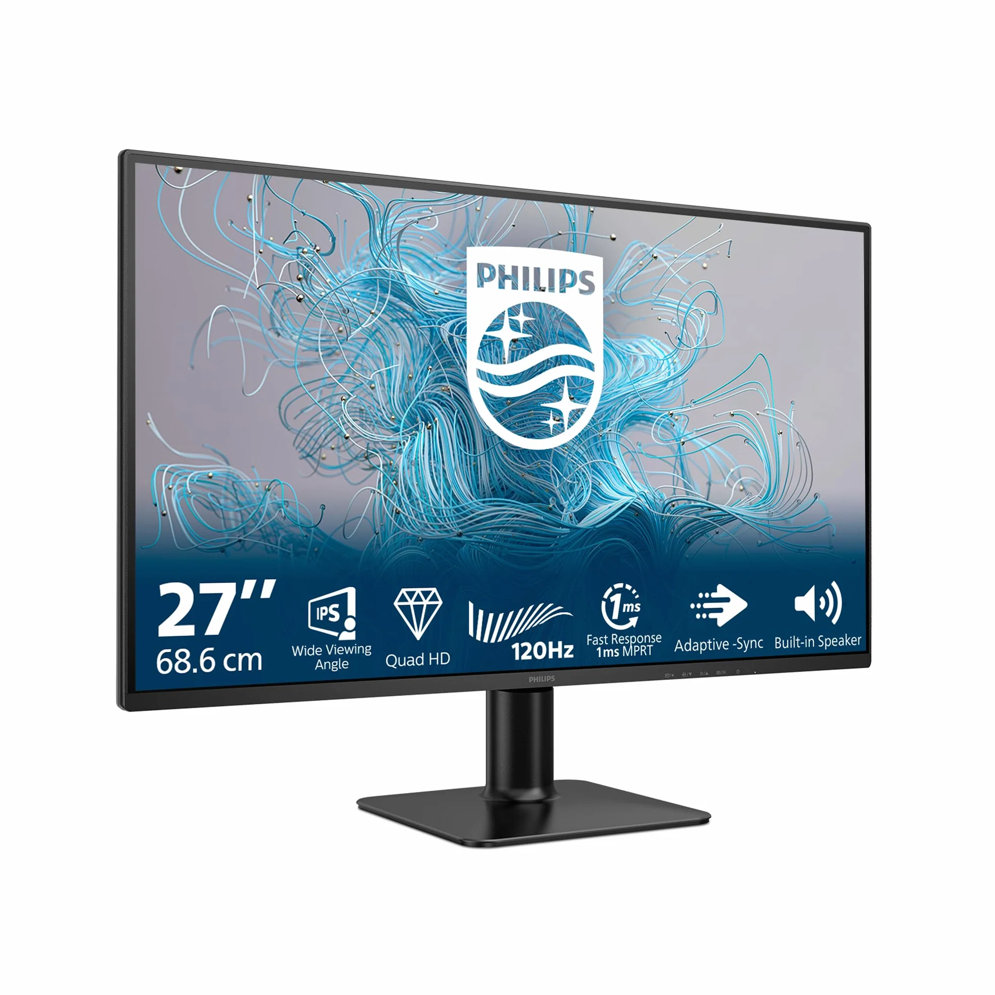 Philips 25E2N2500 Monitor 27" QHD 120Hz IPS 1ms MPRT Adaptive Sync HDR10 2560x1440 Negro
