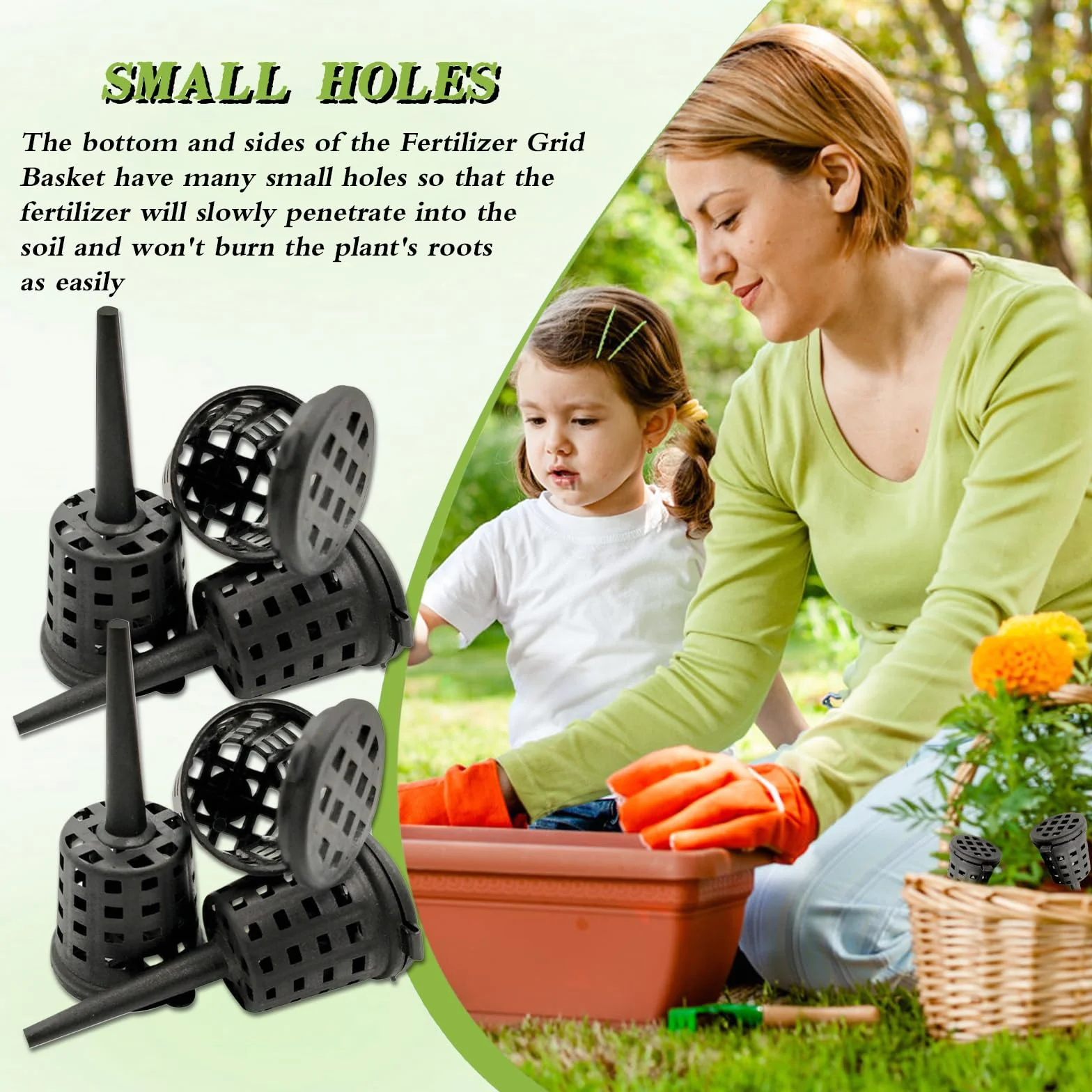 Canasta de Fertilizante para Bonsáis y Orquídeas – Fertilizante de Lenta Liberación para Abono de Plantas, Ideal para Jardineros y Bonsáis