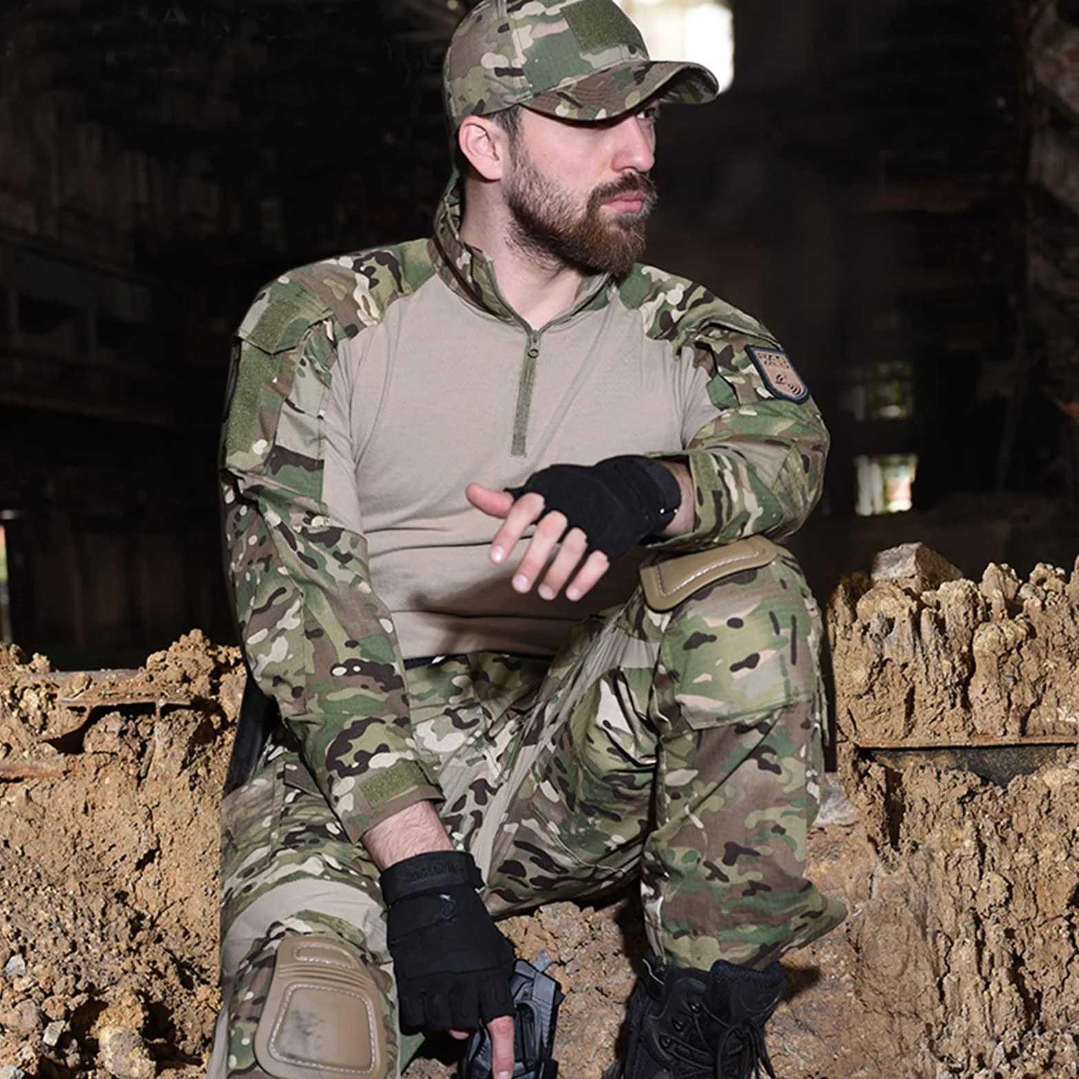 Chaqueta táctica uniforme militar ropa de caza paintball traje de combate hombre camisa pantalones almohadilla Acu Airsoft