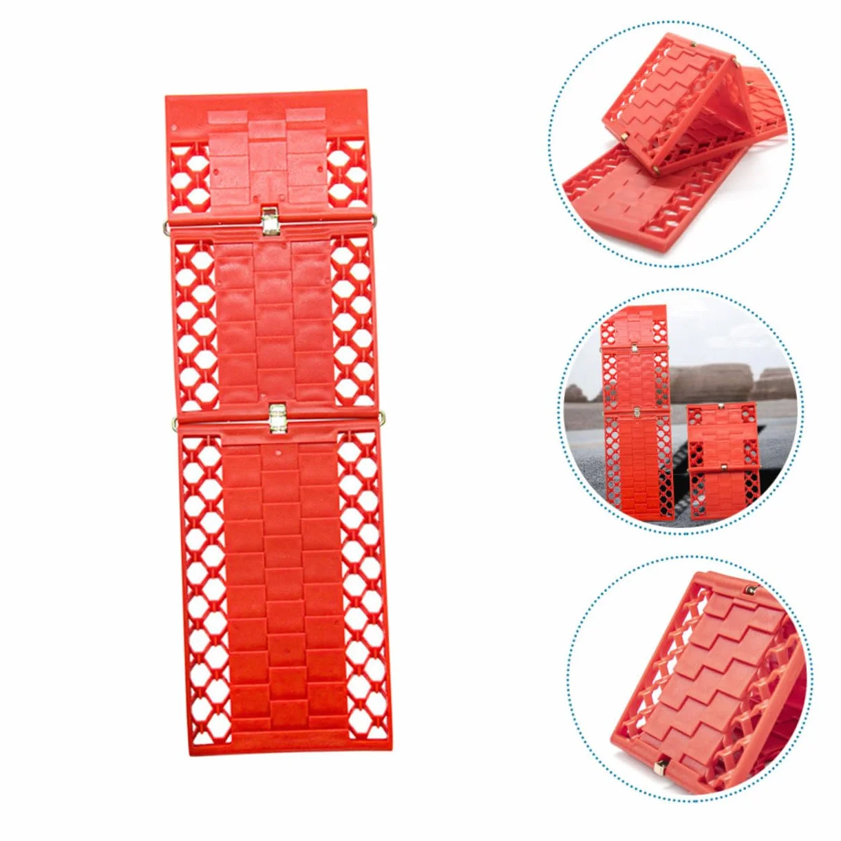 Tablas de Tracción Plegables PP para Neumáticos de Coche Recuperación Todoterreno