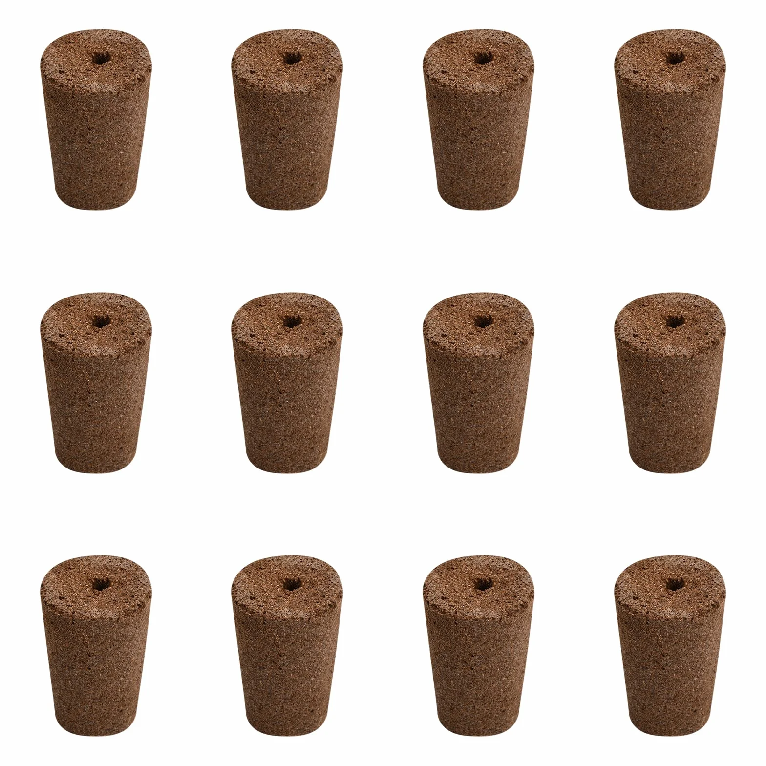 12 Pzs Esponjas para Cultivo Hidropónico Esponjas de Crecimiento Esponjas de Repuesto para Crecimiento de Raíces Tapones de Inicio de Semillas para Sistema de Cultivo Hidropónico Interior Jardín