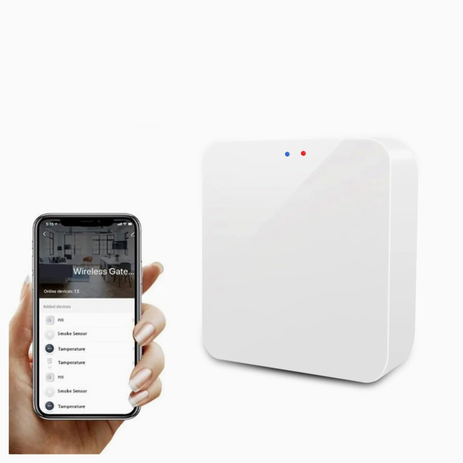 Medidor de humedad del suelo, Detector inteligente de humedad y temperatura del suelo con WiFi, sensor inalámbrico for plantas y monitor for invernaderos. Para jardinería y agricultura
