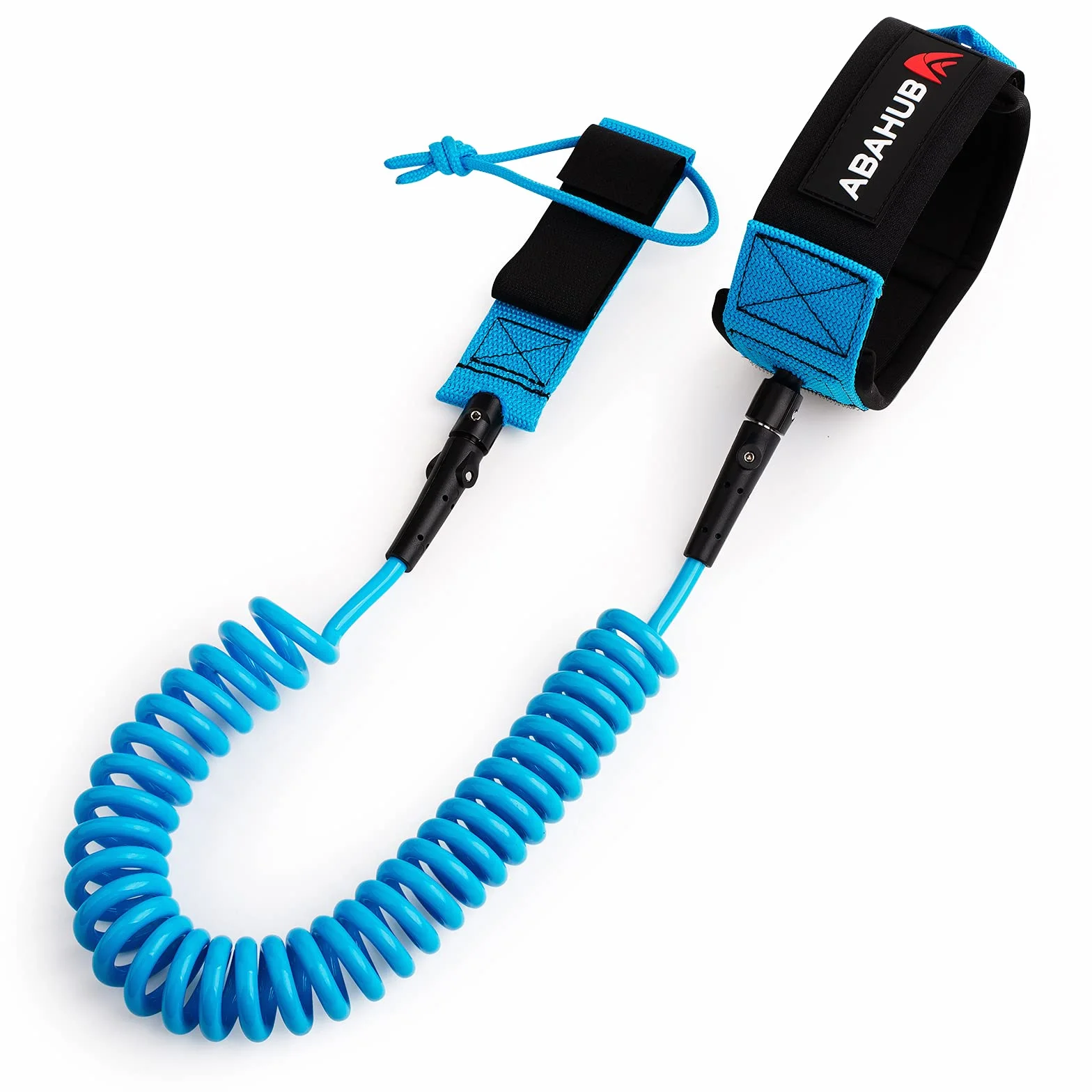 Abahub Sup Leash 10ft 7mm Correa Tabla Surf Safety Line Negro Azul Naranja Verde Amarillo Blanco Transparente Rojo