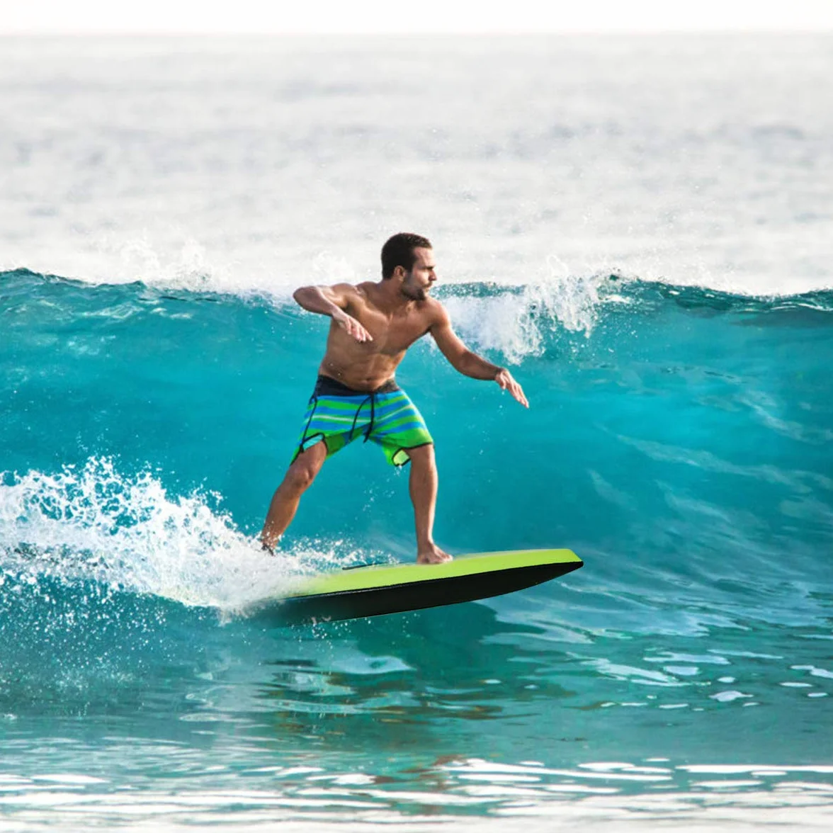 GOPLUS Bodyboard 105 cm Tabla de Olas Ultraligera Resistente 37''/41''