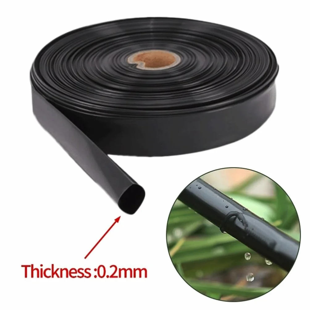 Tubo de microirrigación por goteo, Tubería de riego por goteo PE 16 mm 1 orificio 0,2 2-3L/h 50 m 100 15 cm espaciado(50m Space 15cm)