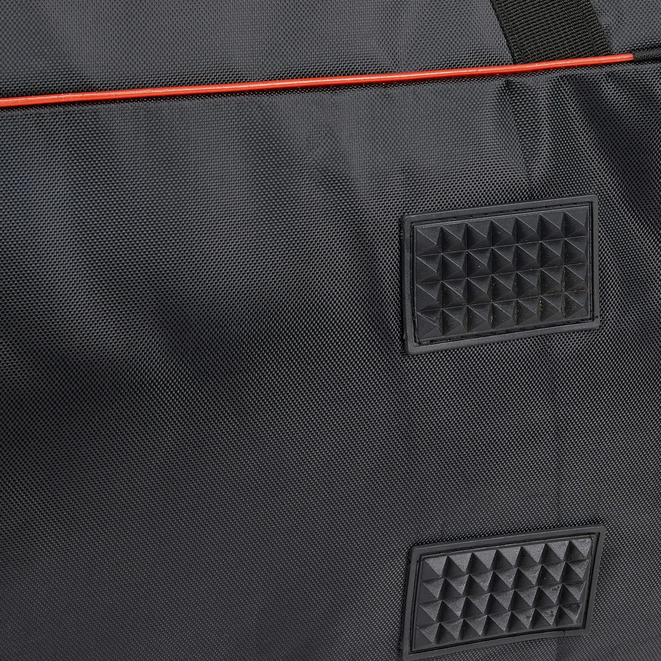 Whinck Bolsa de Transporte con Ruedas Maleta Negro 2 Compartimentos