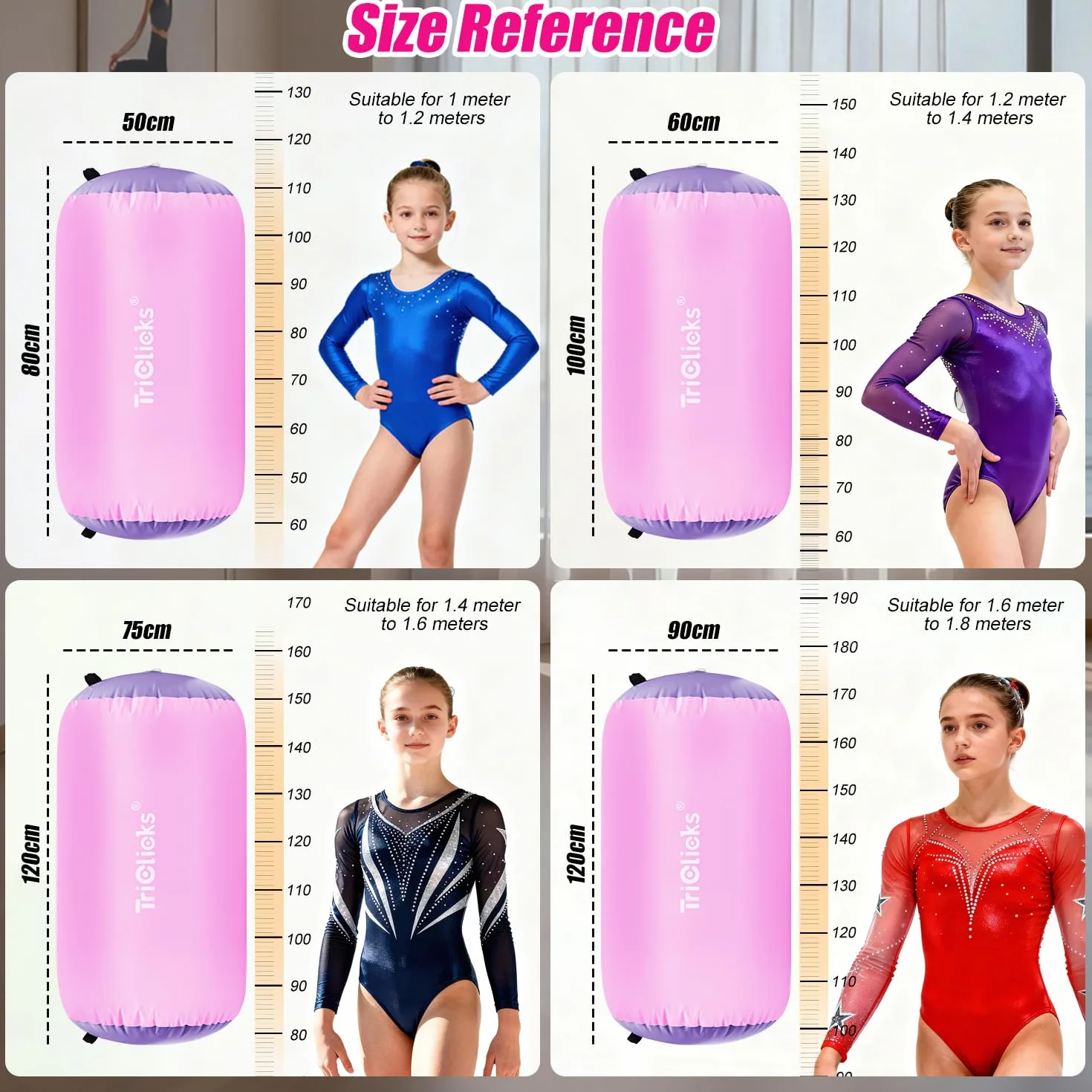Colchoneta inflable para gimnasia con rodillo de aire, yoga, entrenamiento