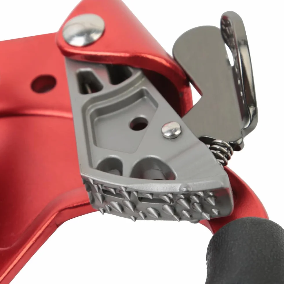 Left Hand Ascender Rope Clamp for 8-12mm Rope Rock Climbing Arborist Rappelling Gear