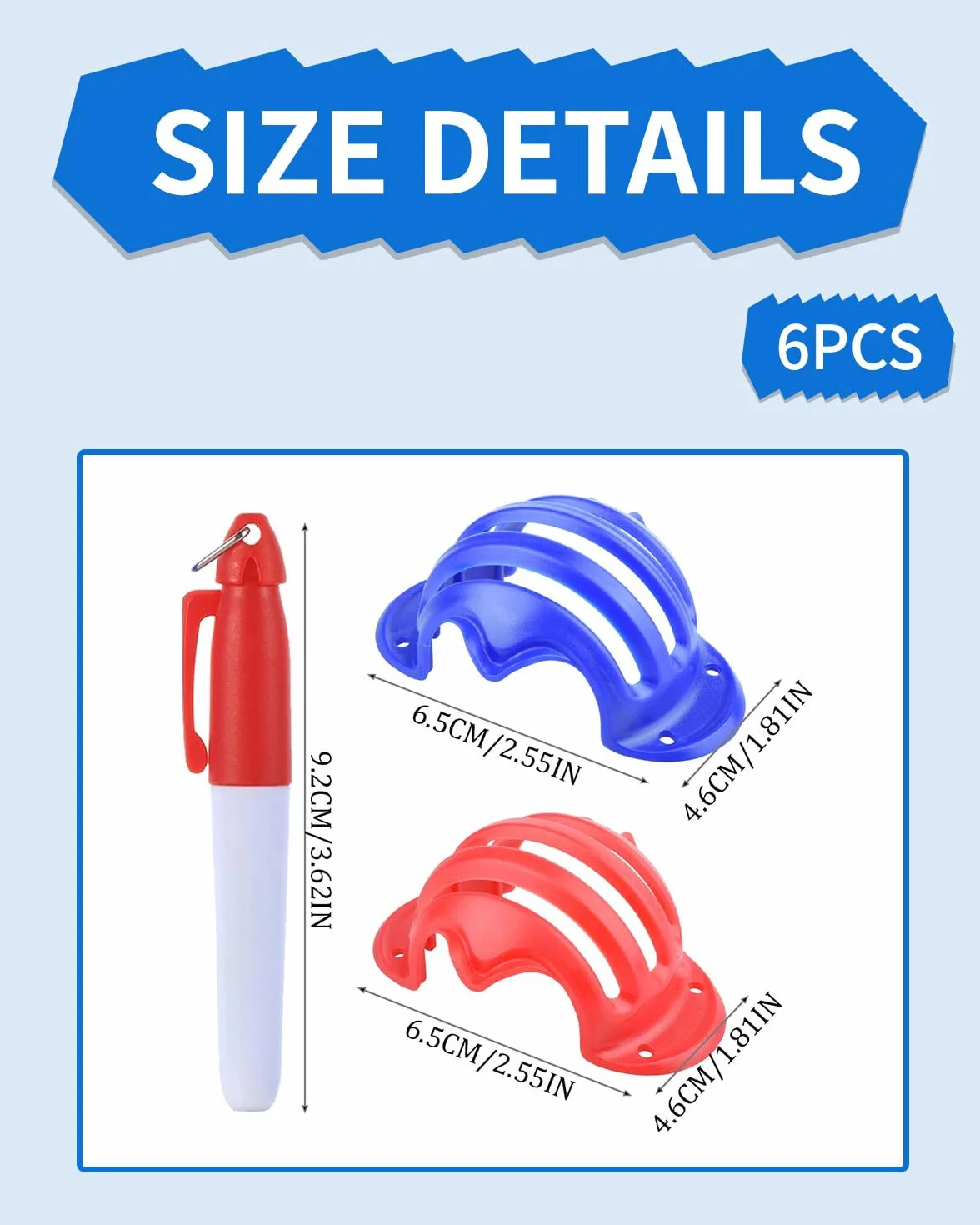 Herramienta de Alineación para Golf, 2 Piezas, Marcador Bolas de Golf 4 Piezas, Clip Rotulador