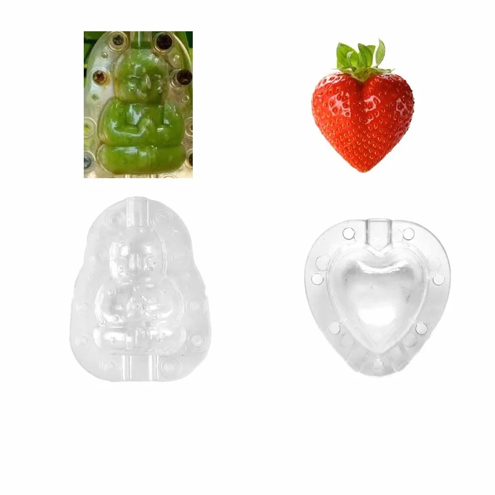 Moldeador de frutas de plástico para cultivar pera, sandía, limón, tomate, jardín, al aire libre, herramienta de formación de verduras, transparente