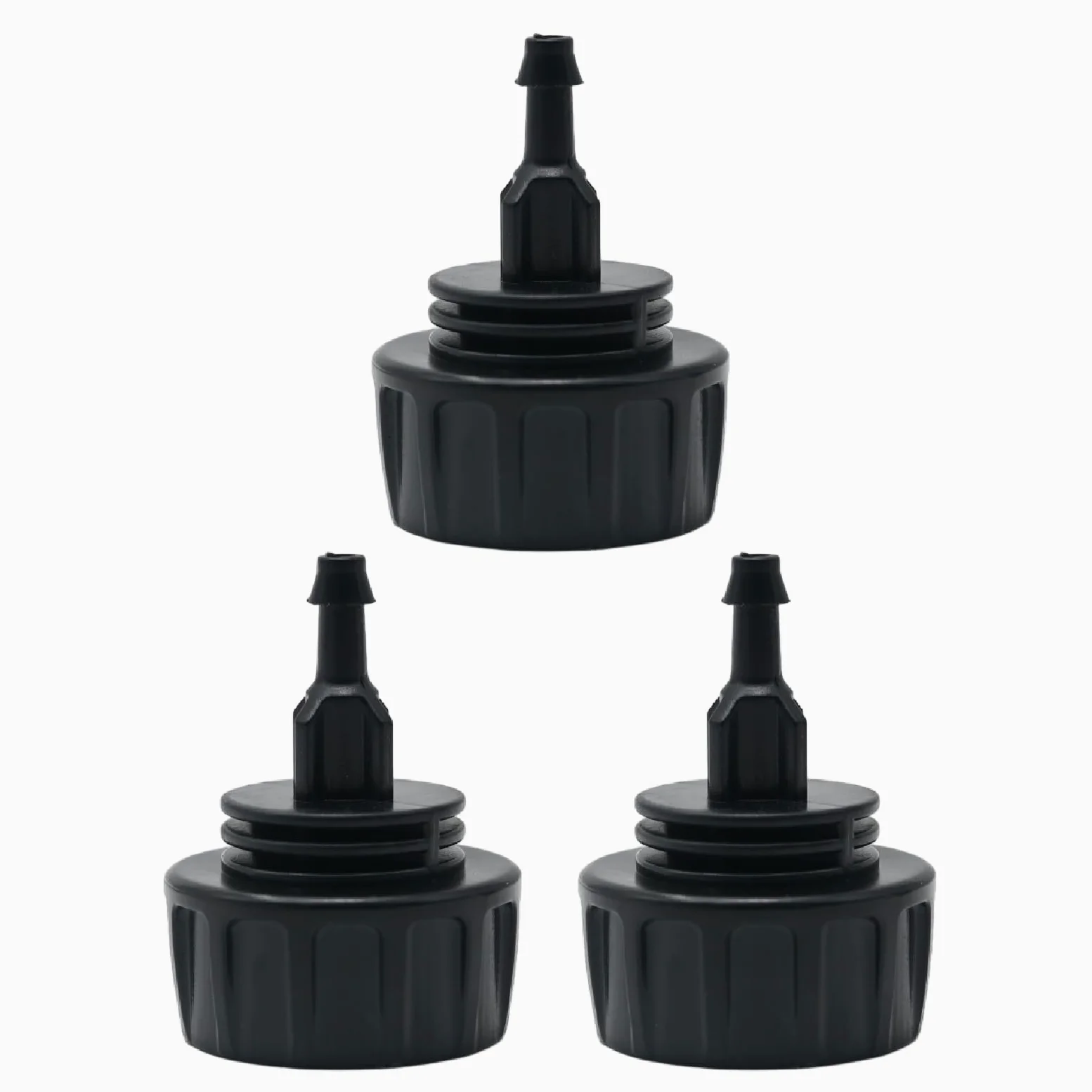 SYOWADA 3 adaptadores de grifo de riego por goteo de 1/4 pulgadas de 3/4 a 1/4 pulgadas, adaptador de manguera de riego de jardín, conexión de manguera de riego