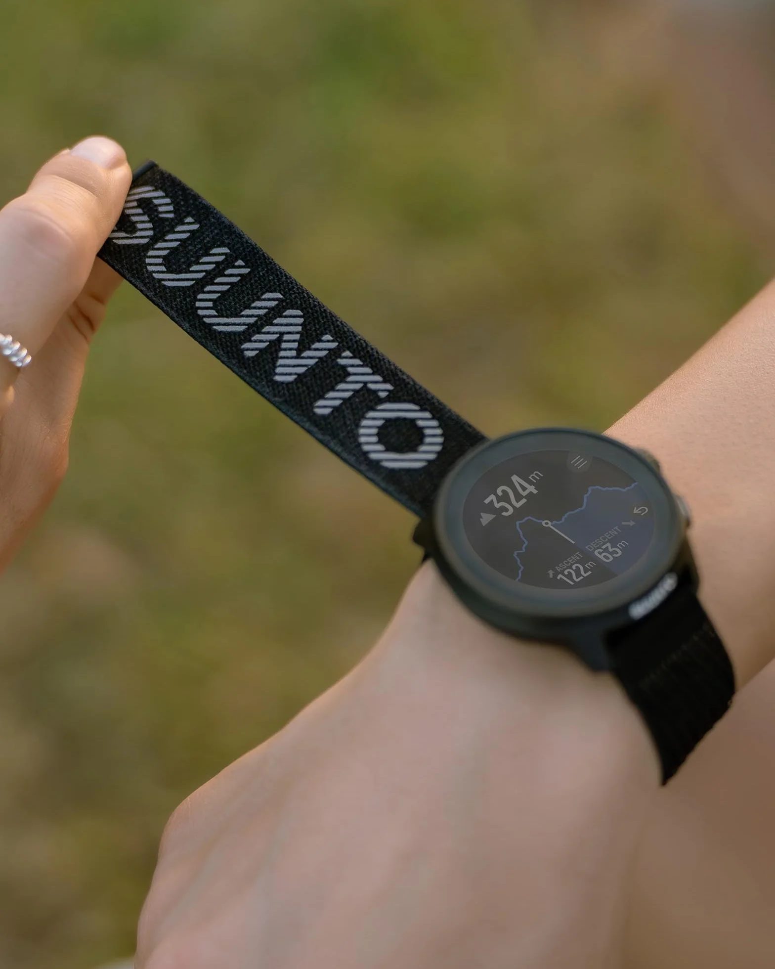 ATH7 Loop Textile Strap Black S+M