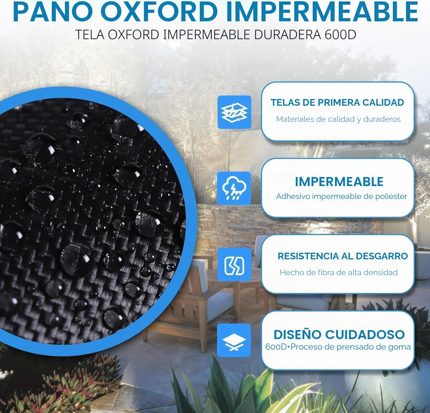 NEVERLAND Funda Mesa Ping Pong Exterior Oxford Impermeable 165x70x185 cm