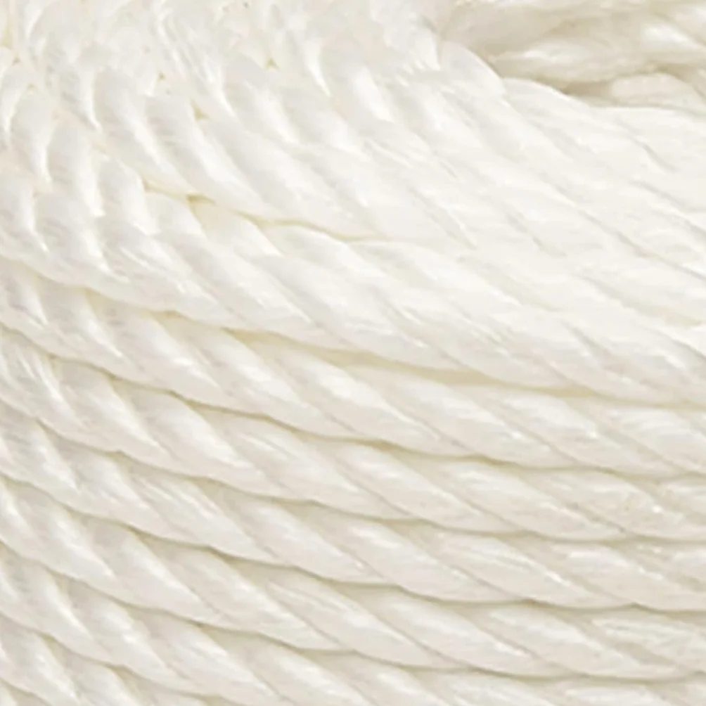 Cuerda de Trabajo Polipropileno Blanco 10 mm 50 m, Bricolaje Accesorios de Bricolaje Cadenas, Alambre y Cuerda Sogas y Cuerdas metálicas, Blanco, 1.86kg