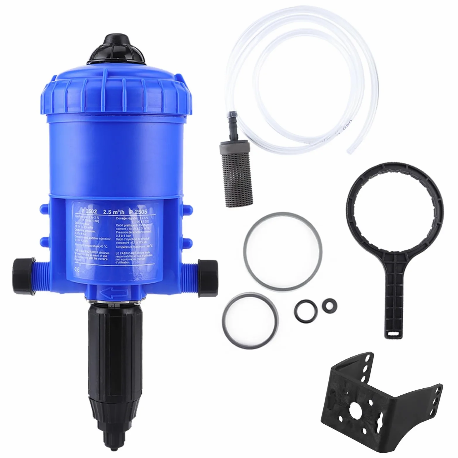 Bomba Inyectora de Fertilizante, Bomba Dosificadora de Agua Ajustable, Dispositivo de Dosificación Automática, Inyector de Riego para Jardín