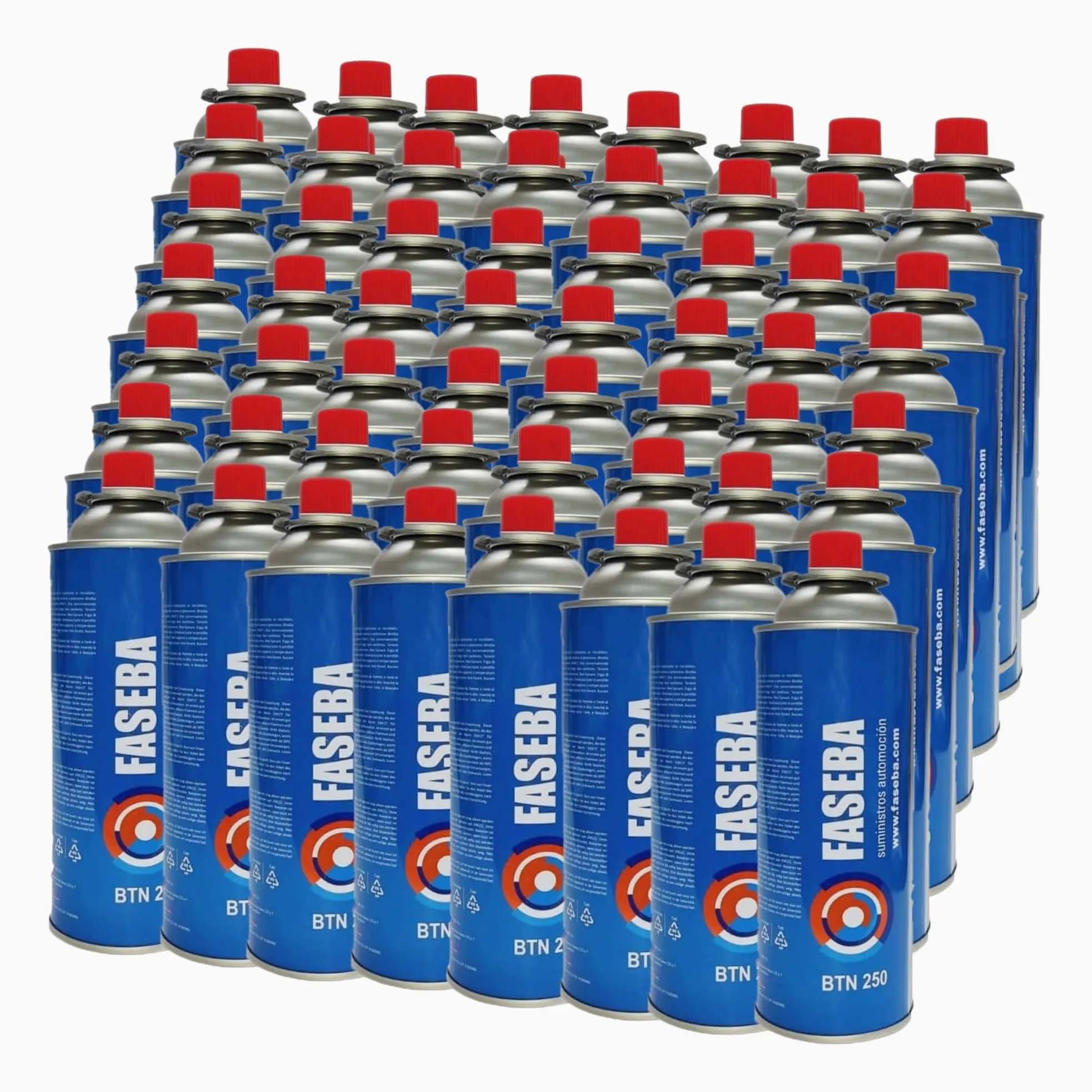 56 Unidades de Cartucho de Gas para Camping CP250 227 g con sistema de seguridad. Ideal para cocinas portátiles, sopletes, hornillos quemadores. bombona camping gas portátil, cartucho camping gas.