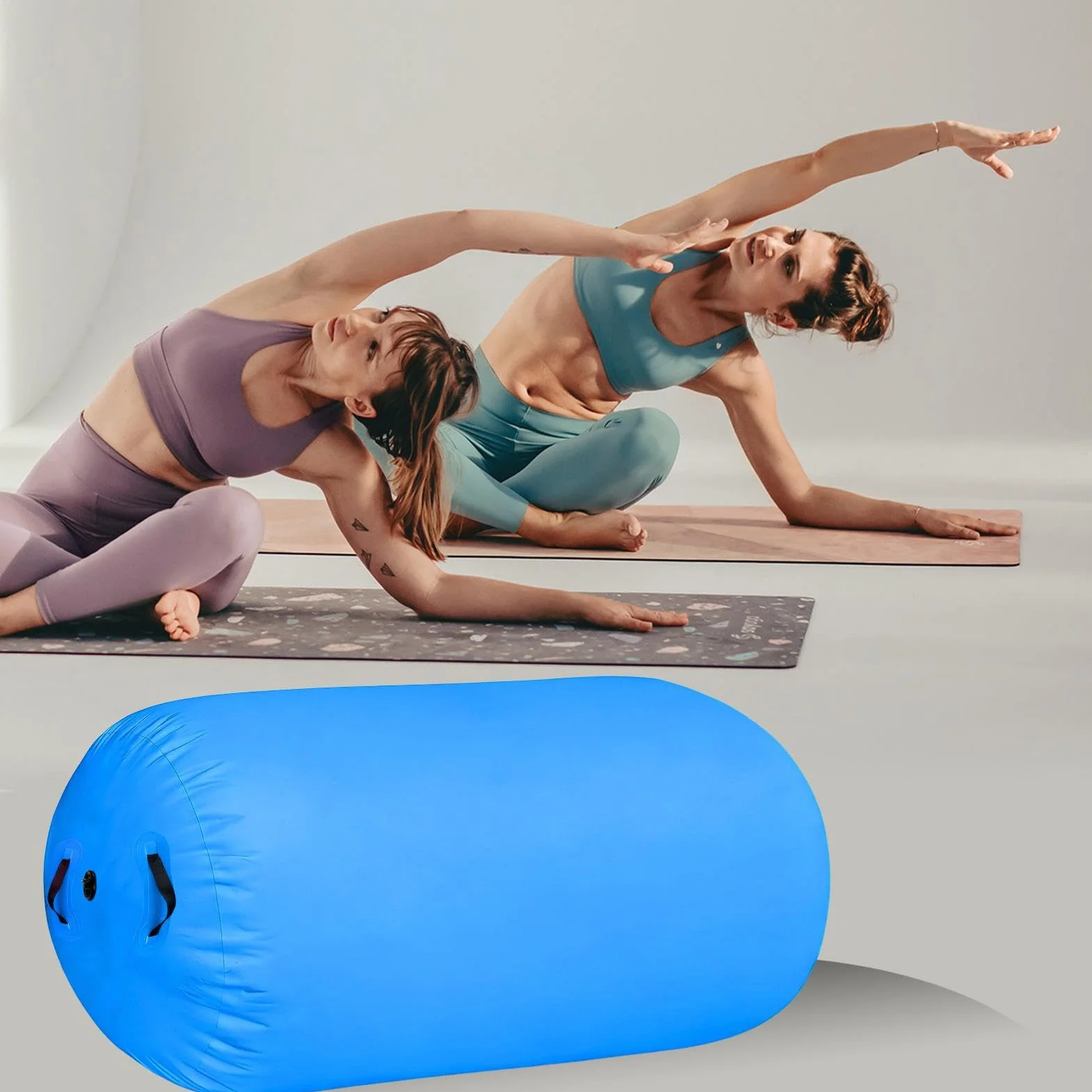 Rodillo de caída con bomba para equilibrio, yoga, gimnasio
