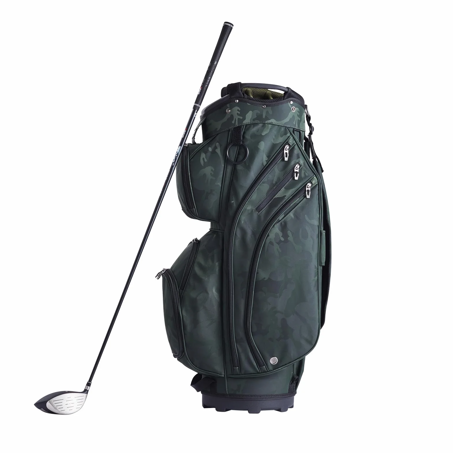 VEVOR Bolsa para Carrito de Golf 14 Vías, Organizadora Divisora, Bolsa de Soporte Duradera con Asas y Cubierta Antipolvo