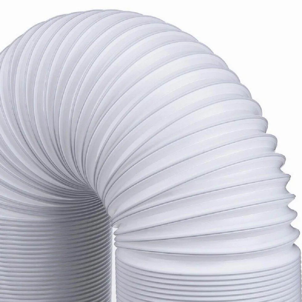 Manguera de aire acondicionado portátil, 15cm de diámetro, 2M de longitud, manguera flexible de ventilación de escape, rosca en sentido antihorario, piezas de aire acondicionado (Tubo-15CM)