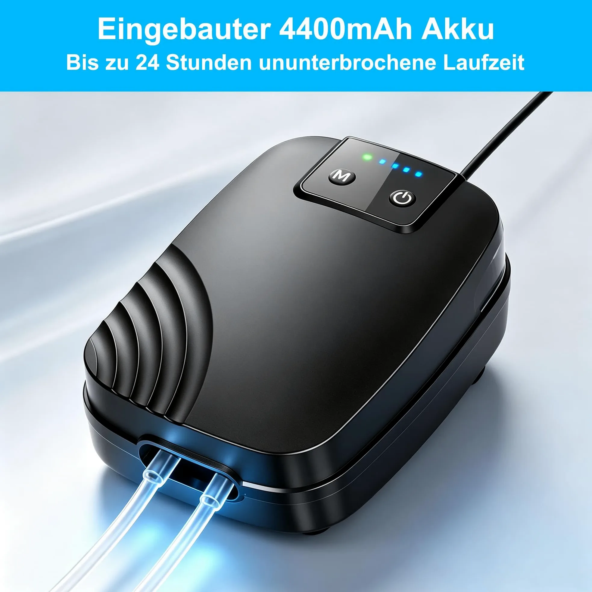 Biling Solar Aireador de Estanque de 8W para Estanques Grandes, 4400mAh Aireador de Estanque, Bomba de Oxígeno Solar para Estanques, Acuarios, Bomba de Aire para Estanque de Oxígeno