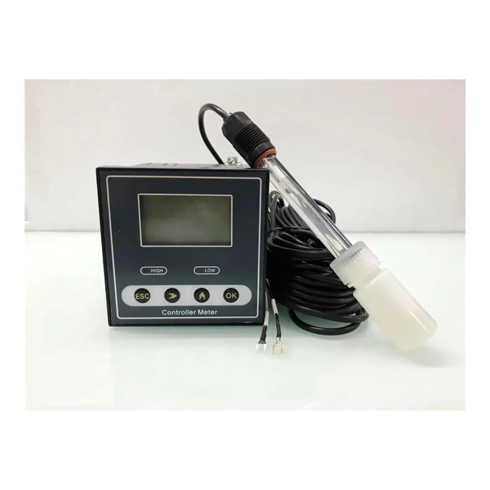 Kit de análisis de suelo, Medidor de pH, contdor de pH en línea con RS485, Ralay Out, precio más bajo, contdor de medidor de pH y EC hidropónico automático(Oranje)