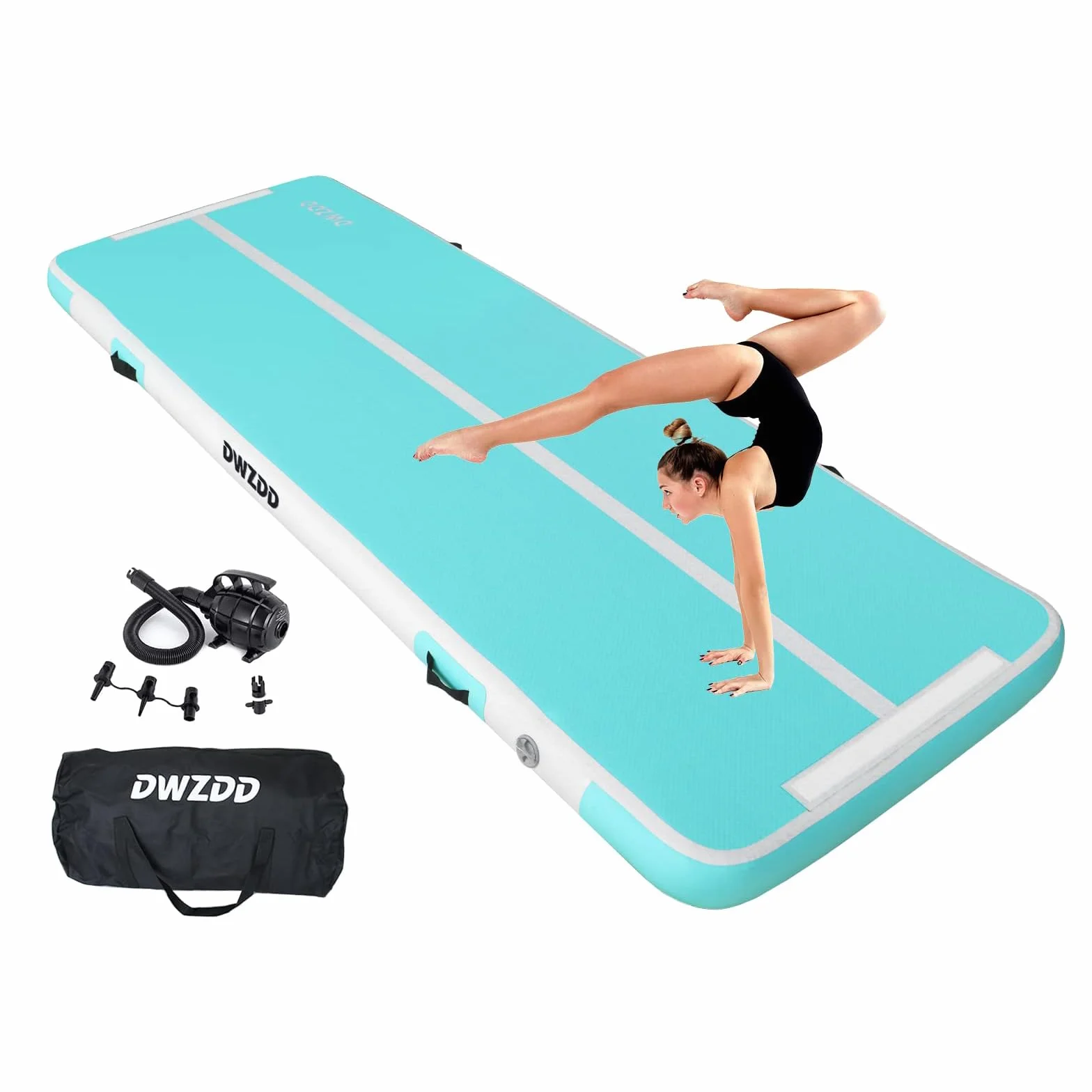 Esterilla de gimnasia inflable para niños, colchoneta de aire matte de 3-6 m