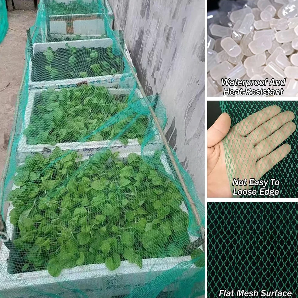 Red de jardín para proteger árboles frutales Heavy Du Ber para plantas veterinarias y huertos, red anti pájaros para jardín seguro