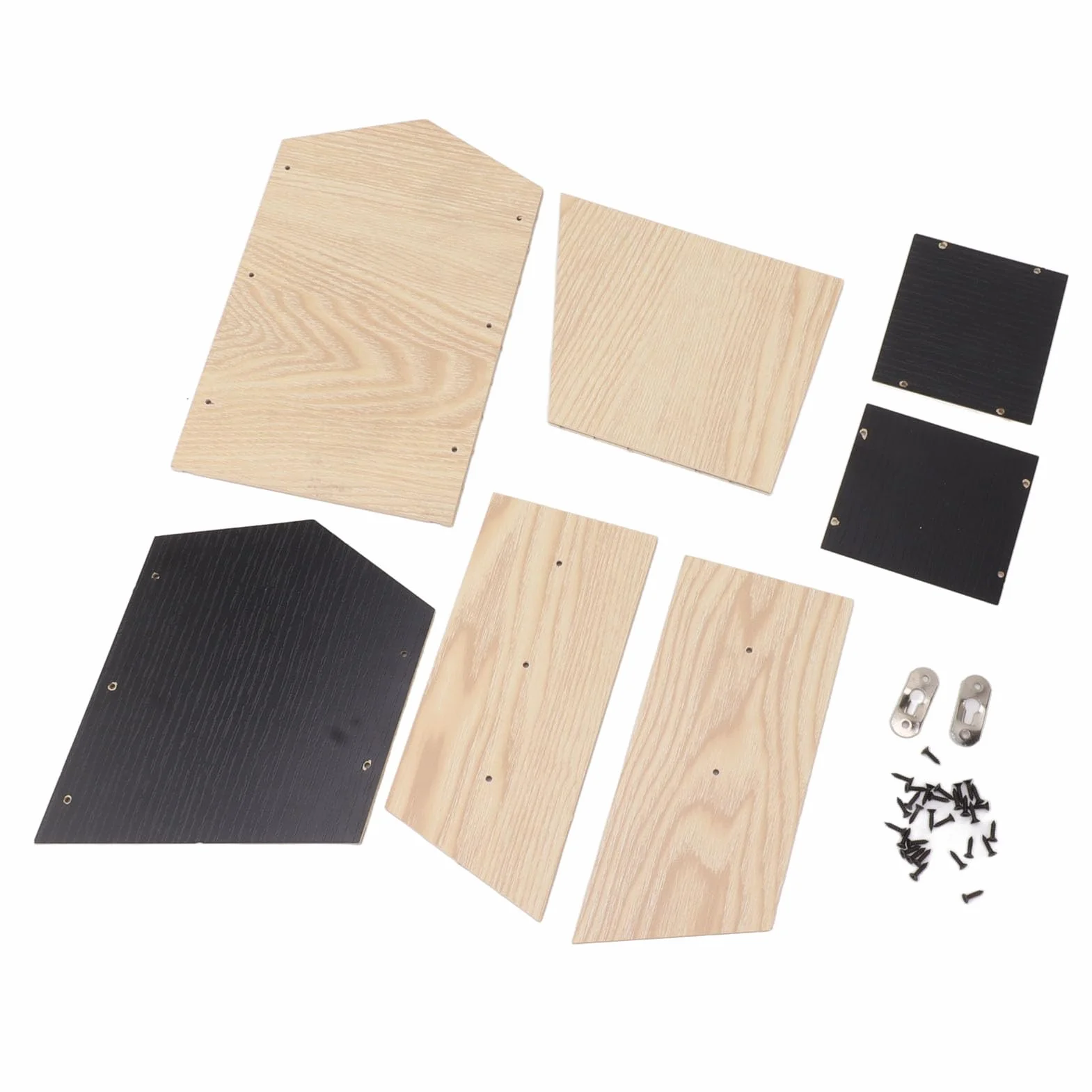 Asixxsix Casa de Murciélagos, Caja de Madera de Doble Cámara para Murciélagos, Resistente a la Intemperie, Fácil de Instalar, Limpia su Jardín de Insectos, 5.7x8.9x3.5in