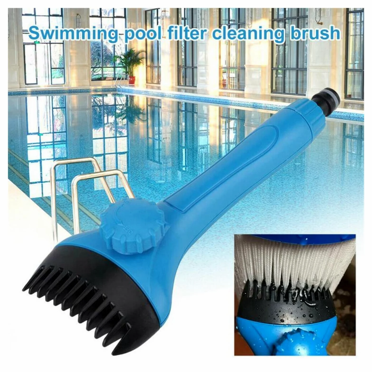 aspiradora de Piscina Limpiador de Cartucho de Piscina, Varita de escombros, filtros de bañera, Peine de Filtro, superlimpiador for Piscina, bañera, SPA, Herramienta de Agua