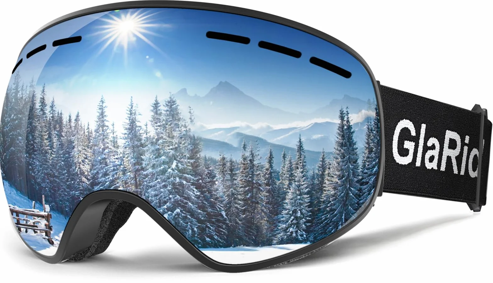 Gafas de esquí OTG sin montura para hombre y mujer