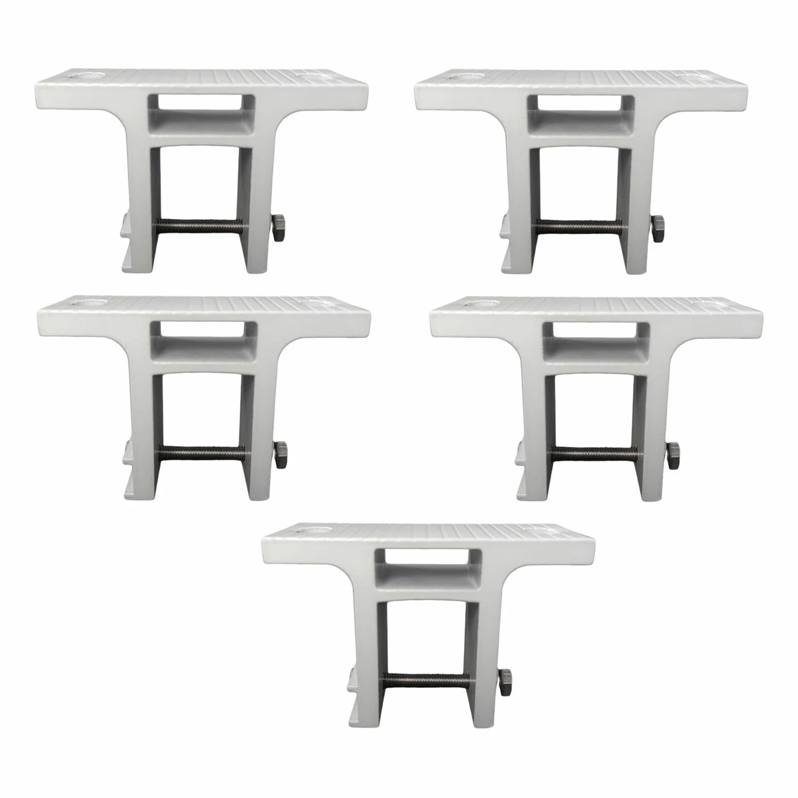 Sharplace 5 Soportes de Montaje en Pared para Toldos Retráctiles, Soporte de Pared para Toldo de Sombra, Toldo de Sombra para Exteriores, Patio Trasero, Terraza