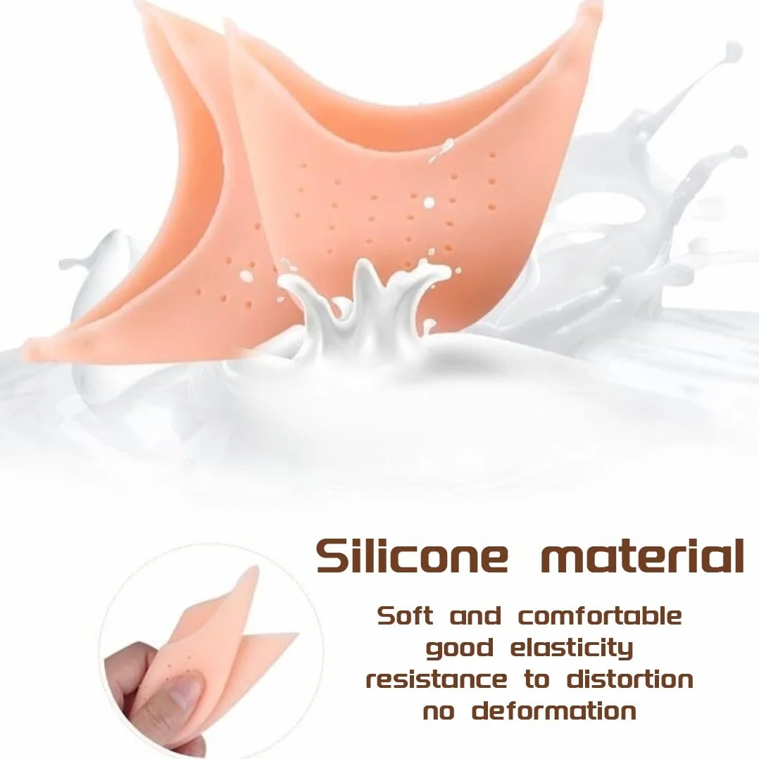 Puntera para Zapatos de Punta Protectores de Silicona para Ballet Antideslizantes Protector Dedos Pies Mujeres Niñas