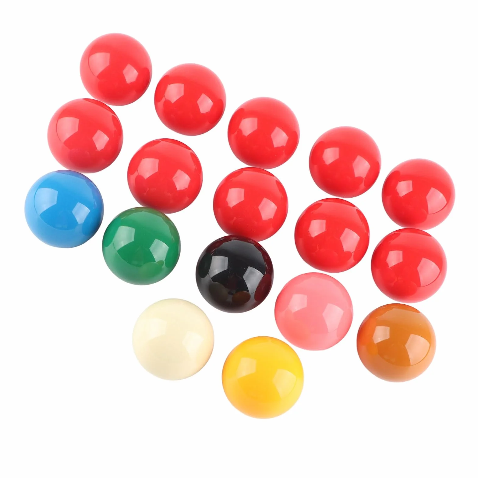 BuyWeek Bolas de Billar Juego de Billar Snooker Ball 17 Piezas 57.2mm Resina