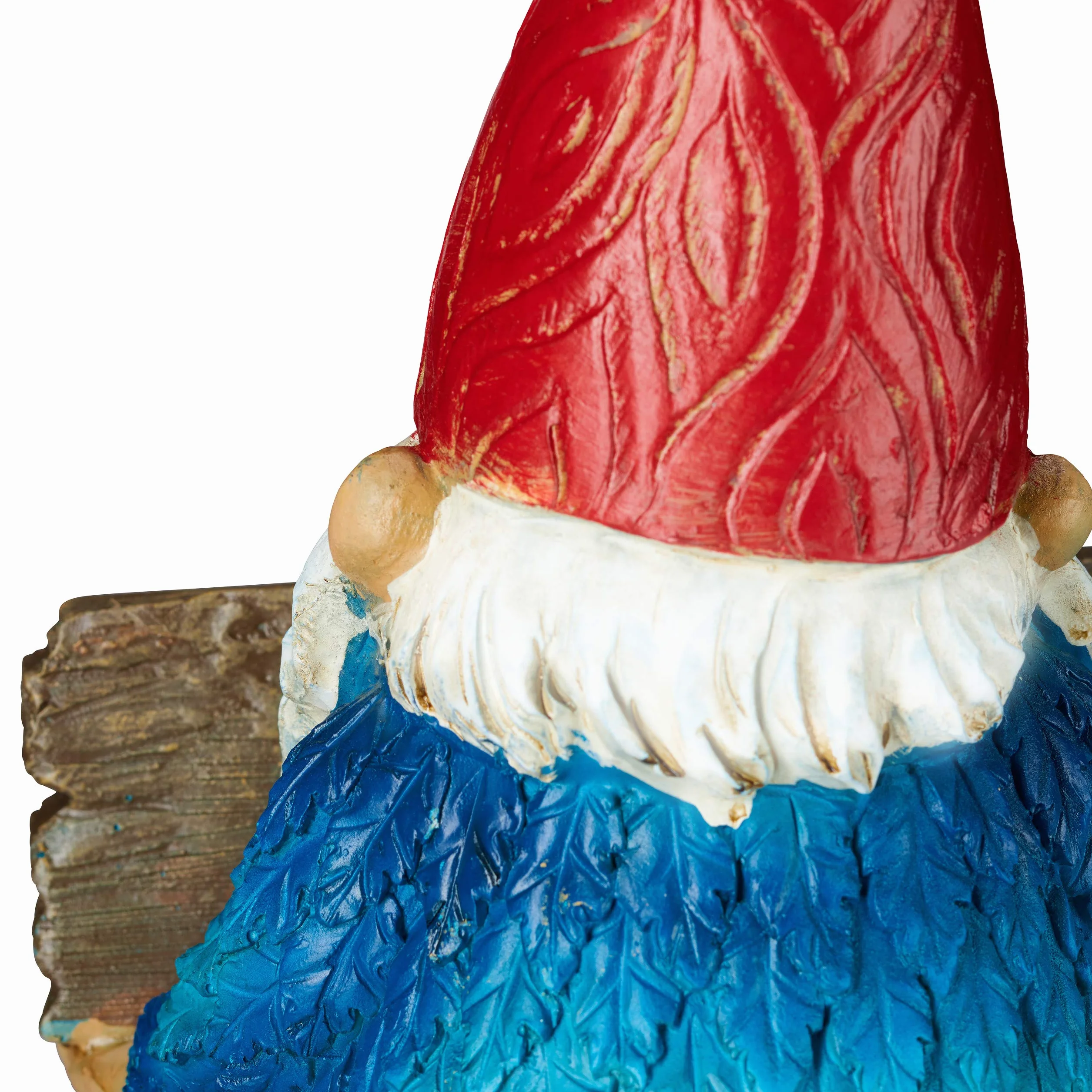 Relaxdays Gnomo de jardín «Welcome», Impermeable, Figura Decorativa, Diseño clásico, Multi-Color