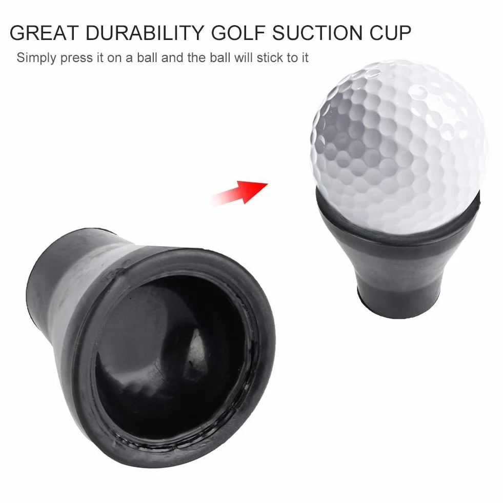 Copa de succión para recogedor de pelotas de golf, garra retriever para empuñaduras de putter