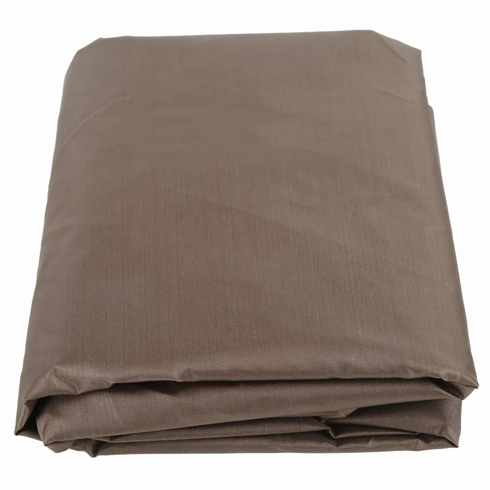 Focket Cojín para Asiento de Columpio, 150 x 150 x 10 cm, Tela Impermeable, Funda de cojín para Asiento de Columpio de 3 plazas, Buena Permeabilidad al Gas, para Patio y jardín (marrón)