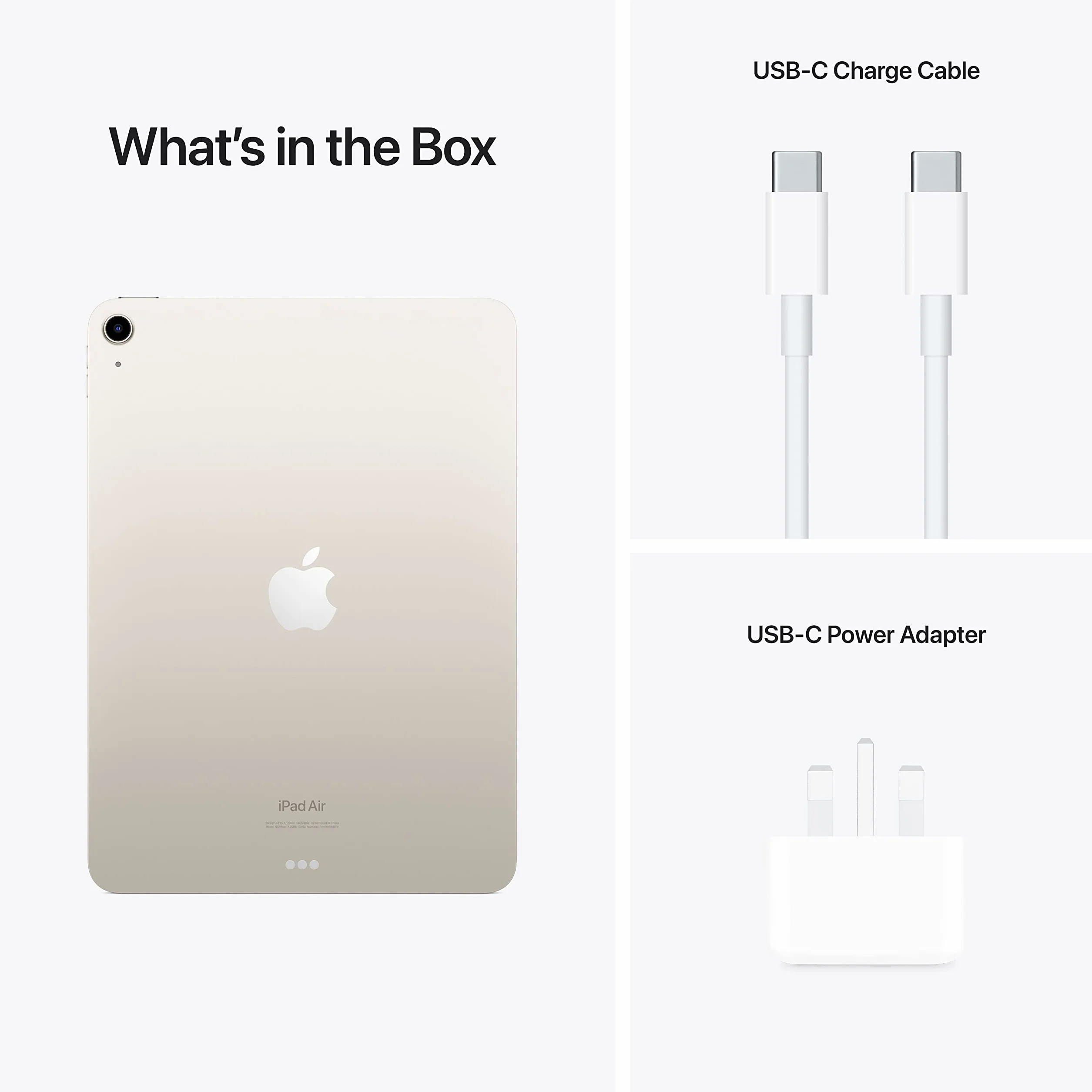 Apple iPad Air 10.9 cal Wi-Fi 64GB Starlight Reacondicionado