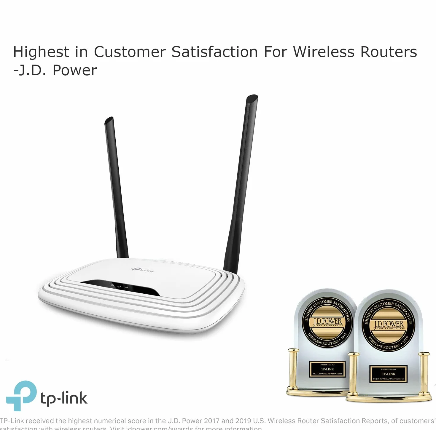 TP-Link TL-WR841N WiFi4 N300 Router inalámbrico, 300 Mbps, Antenas 5 dBi, 4 Puertos LAN, 1 Puerto WAN