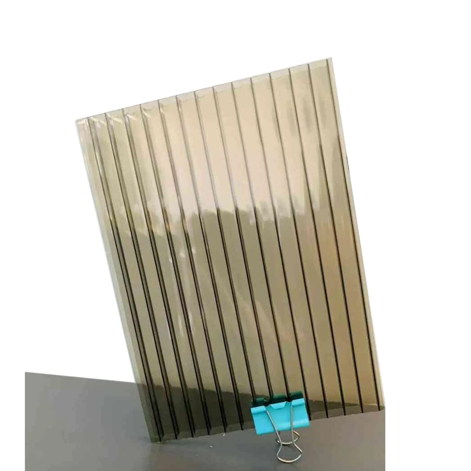 12 Paneles de policarbonato de Doble Pared para Invernadero, lámina de Techo de policarbonato Transparente Aislante, lámina de Cubierta fácil de Cortar para jardinería y Agricultura al Aire