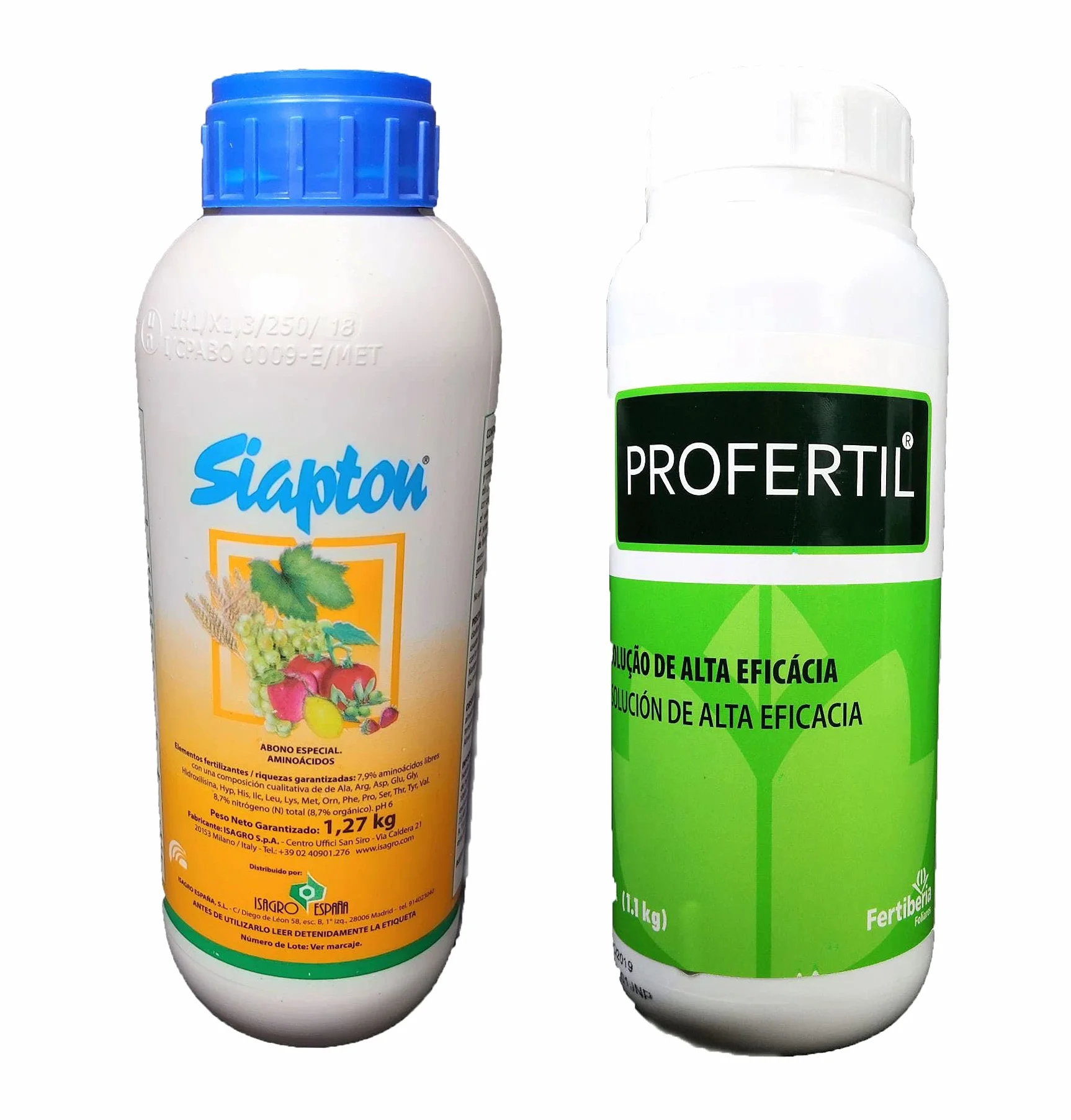 Pack abono foliar, Aminoácidos + Algas, 1L Siapton y 1L. Profertil