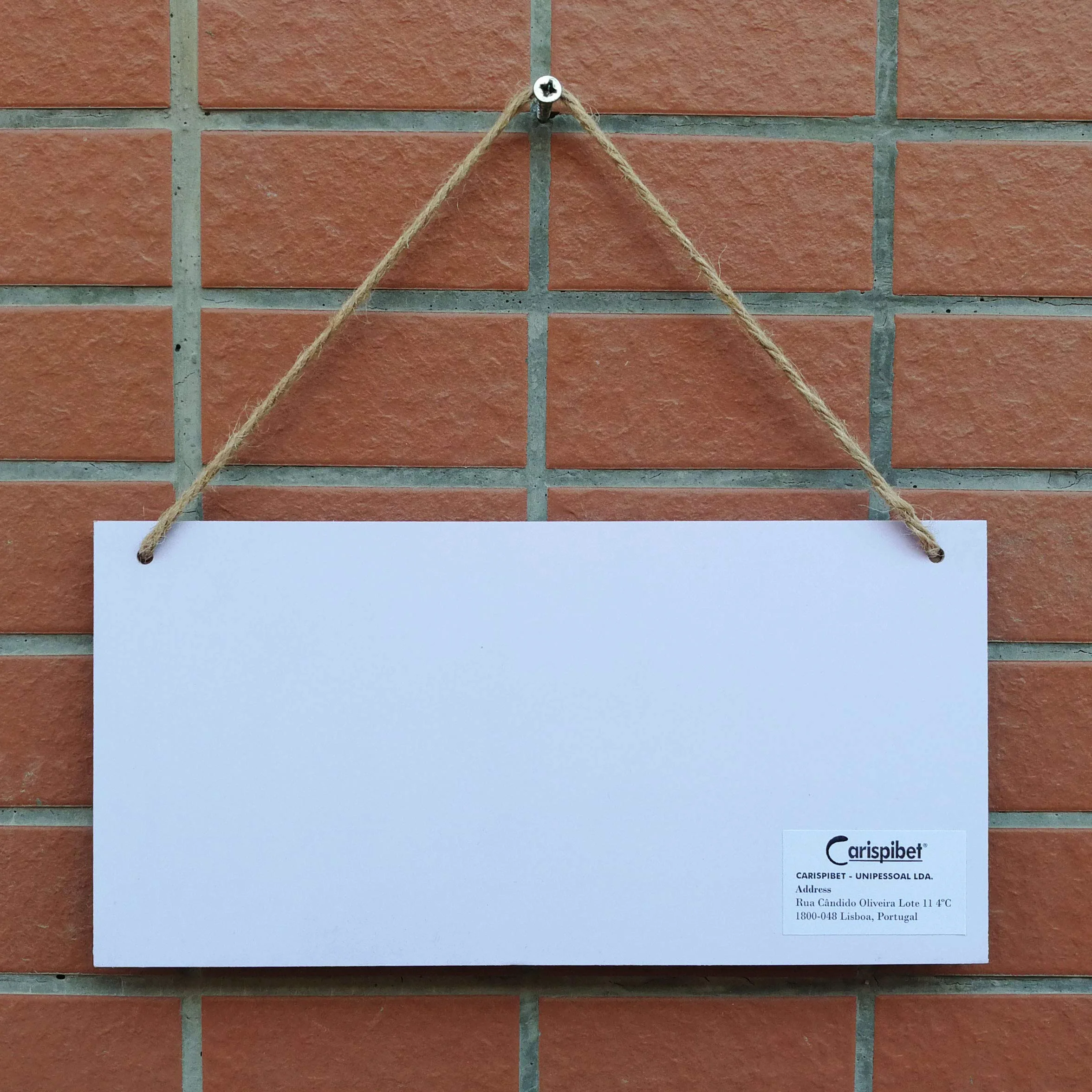 CARISPIBET ¡Cuidado con el perro! Señales de advertencia exteriores de la casa, señal de puerta de jardín, señal de puerta 15 x 30 cm