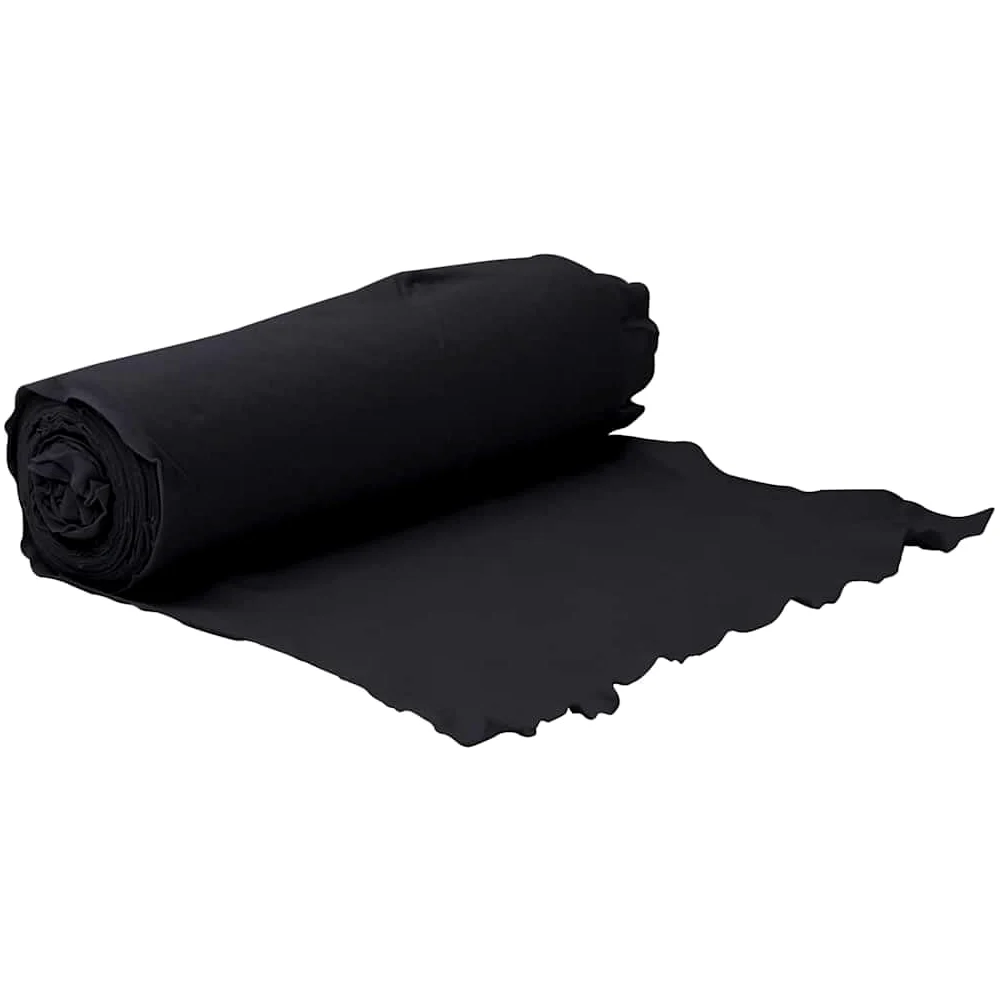 Membrana geotextil Fibra de poliéster Negro 1x10 m Malla Antihierbas,Resistente a la Rotura y Estabilizada contra UV,Protección césped Artificial,Lona antimalezas jardín 50 m (100 gsm)