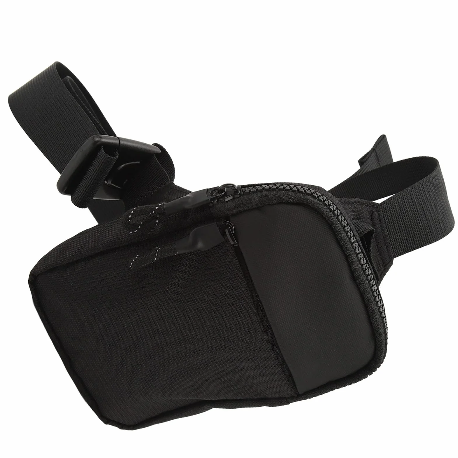 Haofy Bolsa de Deporte en el Pecho, Múltiples Compartimentos, Malla Transpirable, Reflectante, Bandolera para Viajes en Bicicleta