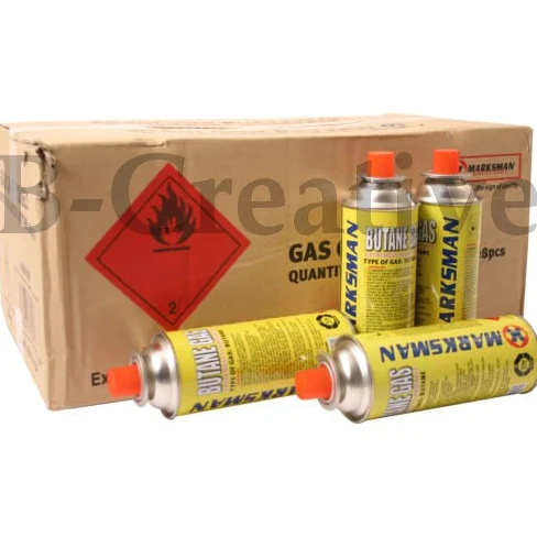 b-creative butano Gas conjuntos 4 8 16 56 Refill Recargas puede latas para barbacoa cocina de camping
