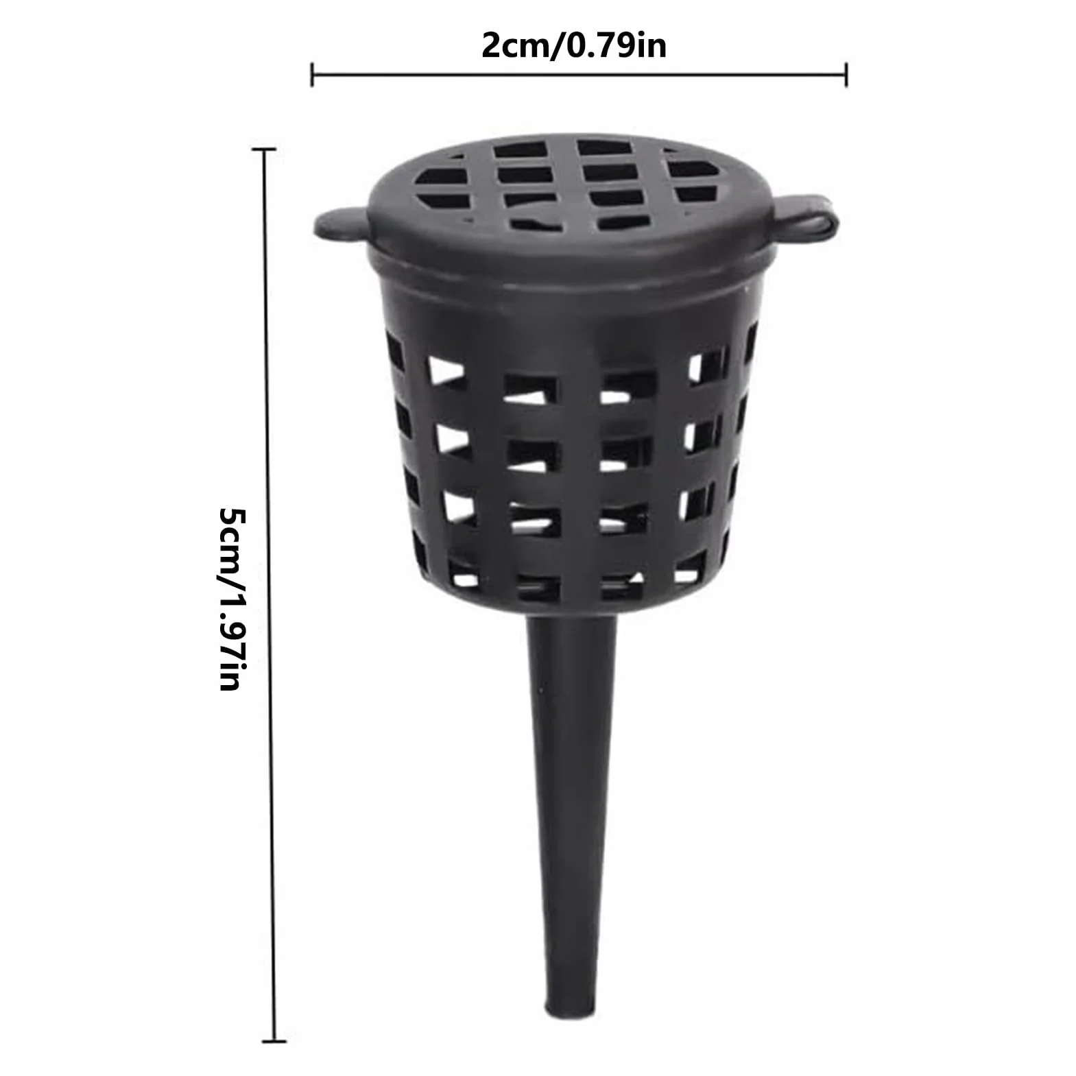 Cestas de abono para plantas con tapa | 10 unidades portátil lenta con tapa | Cesta fertilizante bonsái, para jardinería, casa, patio, jardín, patio, flores, albahaca