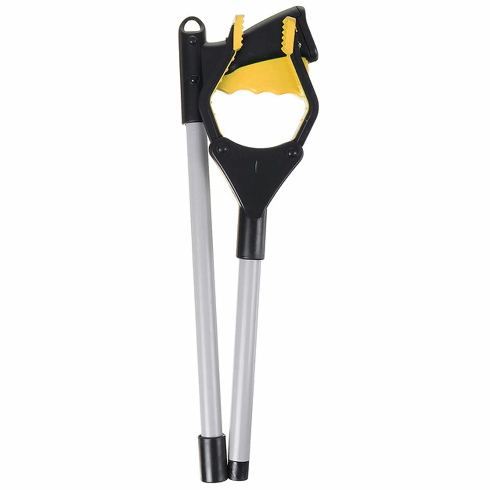 Recolector de Basura Plegable Agarrador Largo Agarrador doméstico Alicates de Basura Clips Herramientas de recolección de jardín Herramientas de jardín (81x13.5cm | Amarillo)